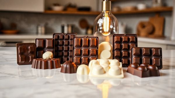 Les top moules en polycarbonate pour réaliser des chocolats parfaits