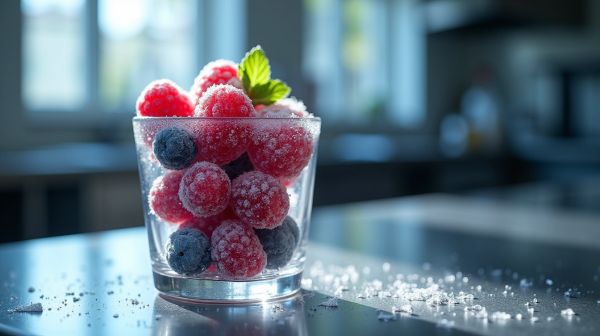 Myrtille, framboise, cassis : pourquoi les surgelés IQF tiennent mieux que le frais en cuisine pro
